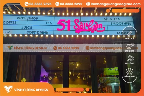 Bảng Hiệu Hộp Đèn Mica tại Cần Thơ