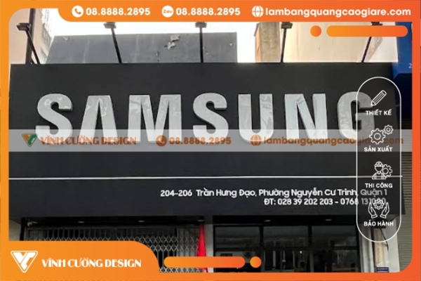 Thiết kế & thi công bảng hiệu hộp đèn Quận 1 ĐẸP, GIÁ RẺ 21 bảng hiệu hộp đèn quận 1 giá rẻ