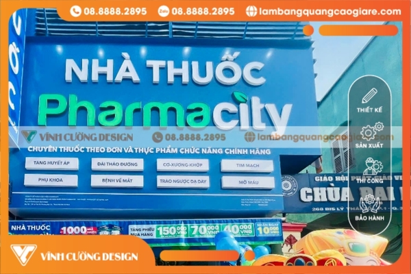 Bảng hiệu hộp đèn Quận 3 chất lượng bền bỉ giá thành tối ưu