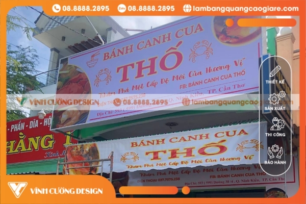 Làm Bảng Hiệu Hộp Đèn Cần Thơ GIÁ RẺ 4 Báo giá bảng hiệu hộp đèn tại Cần Thơ