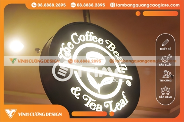 Báo giá bảng hiệu hộp đèn tròn mới nhất 2025 5 báo giá hộp đèn tròn cà phê