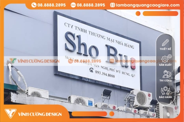 Làm bảng hiệu hộp đèn quận 7 UY TÍN, CHUYÊN NGHIỆP 18 Báo giá làm bảng hiệu Quận 7 mới nhất