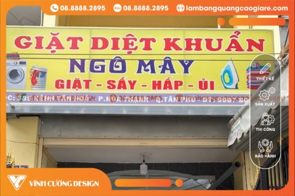 Báo giá thi công bảng hiệu hộp đèn Quận Tân Phú