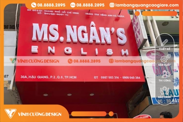 Biển hiệu công ty tại quận 6