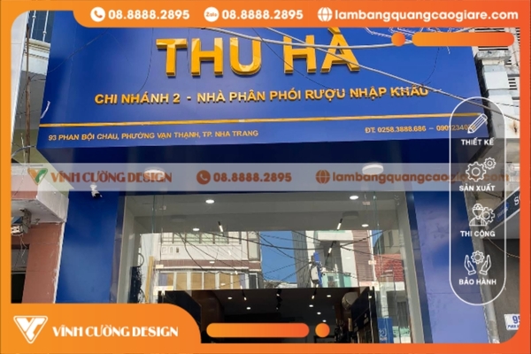Làm bảng hiệu hộp đèn Nha Trang GIÁ RẺ 9 Biển Hiệu Hộp Đèn Chữ Nổi Nha Trang