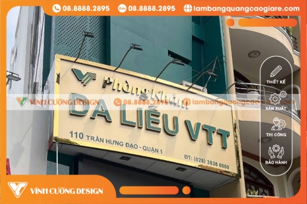Thiết kế & thi công bảng hiệu hộp đèn Quận 1 ĐẸP, GIÁ RẺ 23 biển hiệu hộp đèn quận 1 giá rẻ