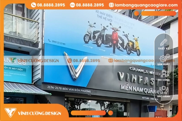 Làm bảng hiệu hộp đèn Quận 4 theo yêu cầu, TRỌN GÓI 6 biển hiệu hộp đèn quận 4 chất liệu phong phú thiết kế thẩm mỹ