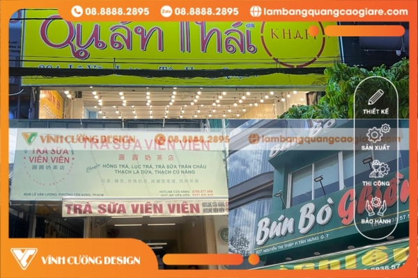 Làm bảng hiệu hộp đèn quận 7 UY TÍN, CHUYÊN NGHIỆP 9 Các loại bảng hiệu hộp đèn được sử dụng phổ biến tại Quận 7