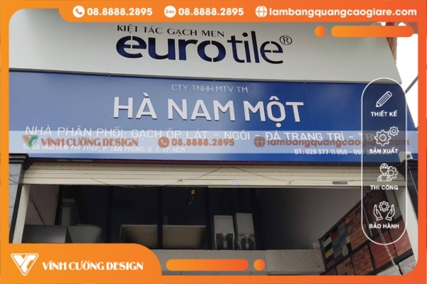 Các loại bảng hiệu hộp đèn phổ biến hiện nay