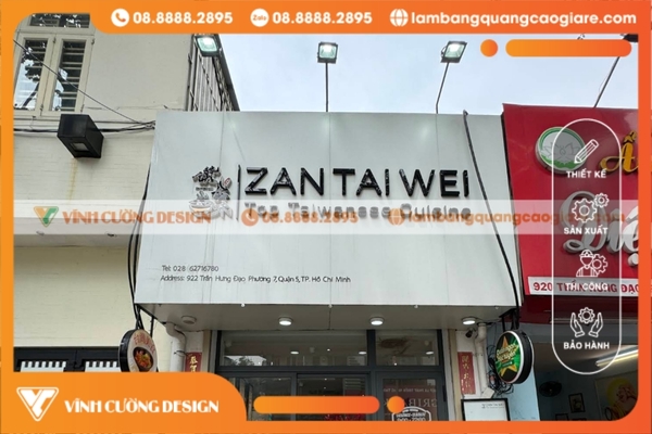 Bảng Giá Bảng Hiệu Hộp Đèn Chữ Nổi GIÁ RẺ 7 các mẫu biển hiệu hộp đèn chữ nổi