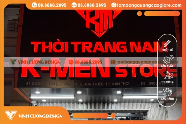 Làm Bảng Hiệu Hộp Đèn Cần Thơ GIÁ RẺ 18 các mẫu biển hiệu hộp đèn tại Cần Thơ