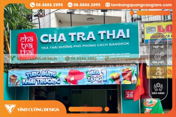 Thiết kế & làm bảng hiệu hộp đèn Quận 8 UY TÍN, GIÁ RẺ 19 Cam kết của Vĩnh Cường Design dành cho khách hàng lắp đặt bảng hiệu tại Quận 8