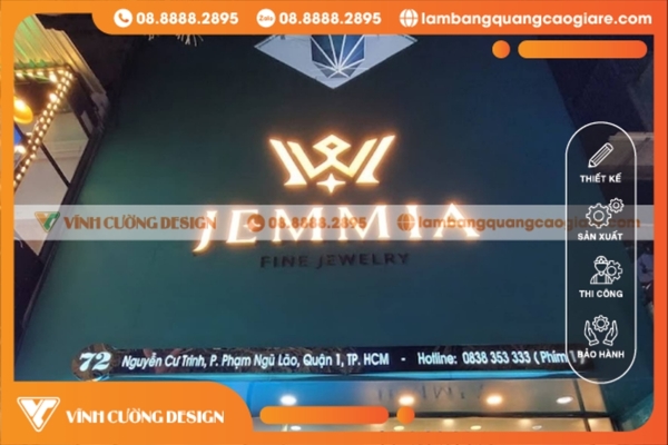 Thiết kế & thi công bảng hiệu hộp đèn Quận 1 ĐẸP, GIÁ RẺ 19 Cam kết của Vĩnh Cường Design đối với khách hàng tại Quận 1