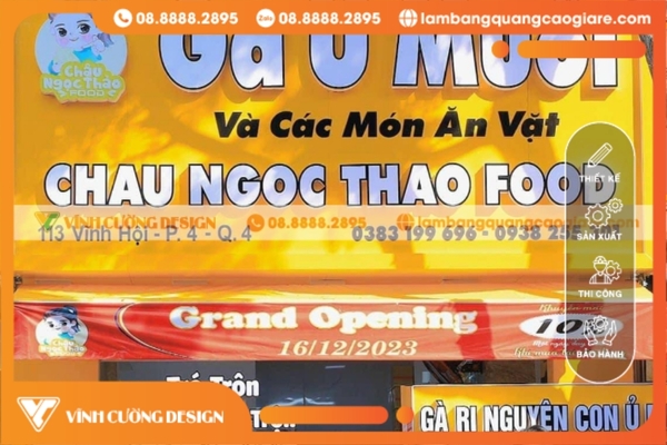 Làm bảng hiệu hộp đèn Quận 4 theo yêu cầu, TRỌN GÓI 23 Cam kết dịch vụ dành cho khách hàng làm bảng hiệu quảng cáo tại Quận 4