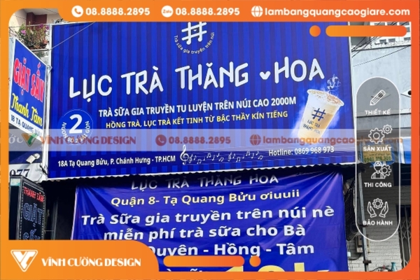 Thiết kế & làm bảng hiệu hộp đèn Quận 8 UY TÍN, GIÁ RẺ 18 Chương trình ưu đãi đặc biệt khi gia công bảng hiệu quảng cáo quận 8