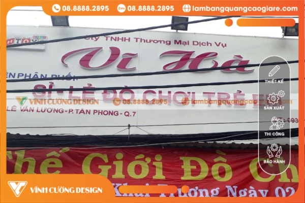 Làm bảng hiệu hộp đèn quận 7 UY TÍN, CHUYÊN NGHIỆP 2 Đặc điểm địa phương Quận 7 khi thi công bảng hiệu