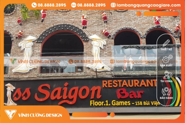 Thiết kế & thi công bảng hiệu hộp đèn Quận 1 ĐẸP, GIÁ RẺ 11 Dịch vụ đa dạng chất liệu cao cấp khi gia công bảng hiệu hộp đèn quảng cáo