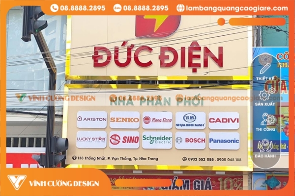 Làm bảng hiệu hộp đèn Nha Trang GIÁ RẺ 13 Dịch Vụ Thiết Kế, Sản Xuất, Thi Công Bảng Hiệu Hộp Đèn Nha Trang Chuyên Nghiệp