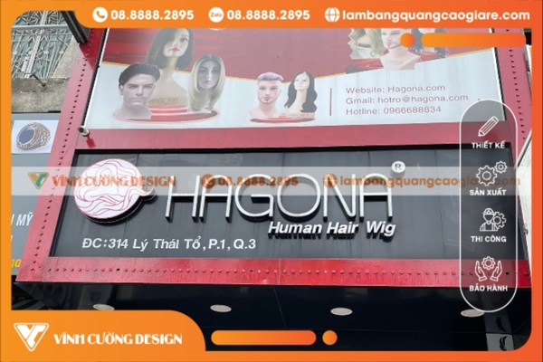 Đội ngũ thiết kế sáng tạo và giàu kinh nghiệm khi thi công bảng hiệu hộp đèn