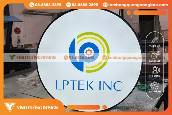 Báo giá bảng hiệu hộp đèn tròn mới nhất 2025 3 giá bảng hiệu hộp đèn tròn chữ nổi