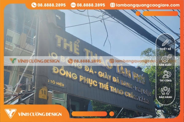 Gia công bảng hiệu hộp đèn quận Tân Phú GIÁ RẺ 6 gia công bảng hiệu alu quận tân phú