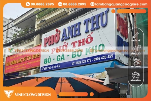 gia công bảng hiệu đèn hộp quận 6