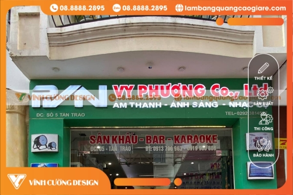 Làm Bảng Hiệu Hộp Đèn Cần Thơ GIÁ RẺ 12 Gia công bảng hiệu hộp đèn LED chạy chữ Cần Thơ