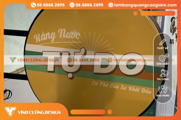 Thi công bảng hiệu hộp đèn quảng cáo GIÁ RẺ 7 gia công bảng hiệu hộp đèn LED đơn