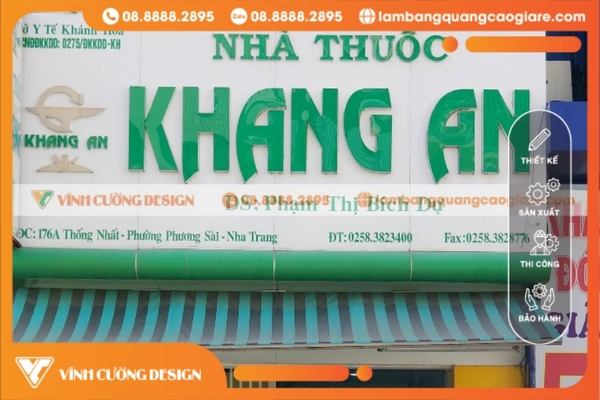 Làm bảng hiệu hộp đèn Nha Trang GIÁ RẺ 16 Gia công & Sản xuất bảng hiệu hộp đèn nha trang tại xưởng