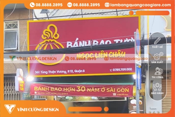 Thiết kế & làm bảng hiệu hộp đèn Quận 8 UY TÍN, GIÁ RẺ 4 Giải pháp đa dạng làm bảng hiệu tại Quận 8