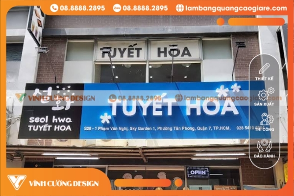 Làm bảng hiệu hộp đèn quận 7 UY TÍN, CHUYÊN NGHIỆP 1 Giới thiệu về dịch vụ làm bảng hiệu tại Quận 7