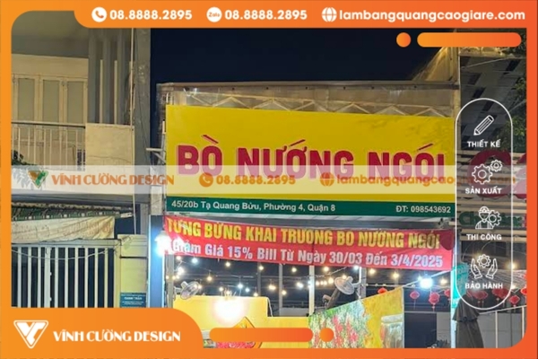 Thiết kế & làm bảng hiệu hộp đèn Quận 8 UY TÍN, GIÁ RẺ 21 Hỗ trợ tận tình khách hàng khi làm bảng hiệu quảng cáo