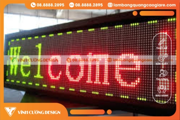 Làm Hộp Đèn Bảng Hiệu GIÁ RẺ, Thiết Kế & Thi Công Trọn Gói 6 Hộp đèn bảng hiệu LED ma trận
