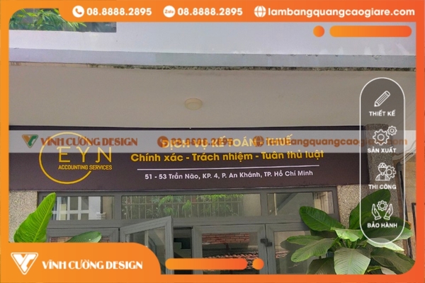 bảng hiệu hộp đèn quảng cáo ngoài trời