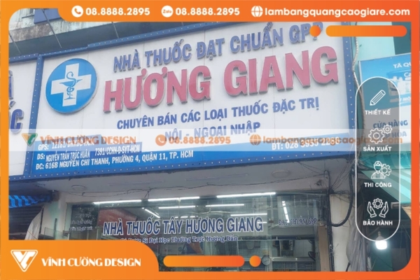 Thi công bảng hiệu hộp đèn nhà thuốc siêu đẹp, giá rẻ 15 Hướng Dẫn Lựa Chọn Đơn Vị Thiết Kế & Thi Công bảng hiệu hộp đèn thuốc tây Uy Tín
