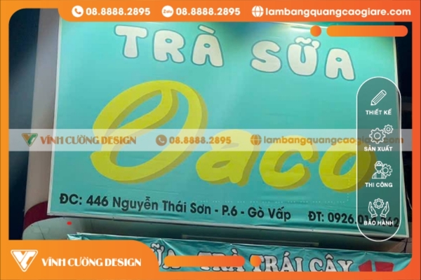 Thiết kế bảng hiệu hộp đèn CỰC ĐẸP, GIÁ RẺ 12 Làm Bảng hiệu Alu, giải pháp thẩm mỹ bền bỉ & tiết kiệm