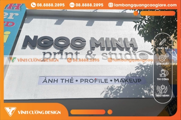 Thiết kế bảng hiệu hộp đèn CỰC ĐẸP, GIÁ RẺ 8 Làm bảng hiệu hộp đèn bạt hiflex, khung sắt giá rẻ