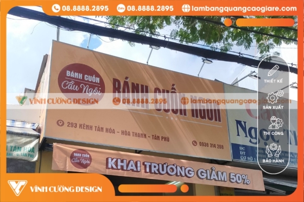 Gia công bảng hiệu hộp đèn quận Tân Phú GIÁ RẺ 4 Làm Bảng hiệu Hộp đèn bạt Hiflex quận tân phú