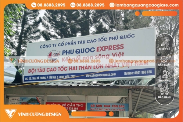 Làm Bảng Hiệu Hộp Đèn Cần Thơ GIÁ RẺ 8 làm bảng hiệu hộp Đèn Bạt Hiflex tại Cần Thơ