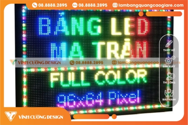 Làm bảng hiệu Hộp đèn LED ma trận (Matrix)