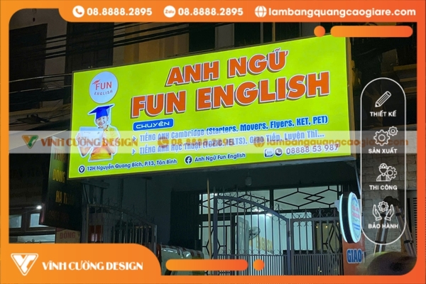 In bảng hiệu hộp đèn quảng cáo giá rẻ lấy liền tại TPHCM 1 in bảng hiệu hộp đèn mica