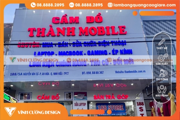 Làm Bảng Hiệu Hộp Đèn Cần Thơ GIÁ RẺ 23 làm bảng hiệu hộp đèn tại Cần Thơ trọn gói