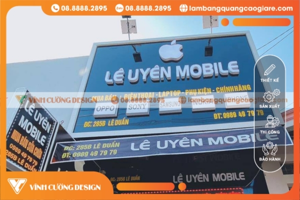 Làm bảng hiệu quảng cáo tại TPHCM