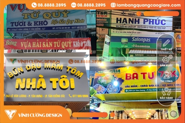 Làm bảng hiệu hộp đèn quận 7 UY TÍN, CHUYÊN NGHIỆP 14 Làm biển hiệu hộp đèn công ty quận 7