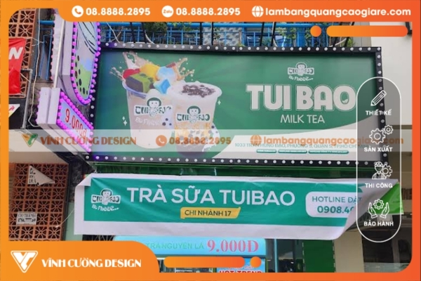 Làm bảng hiệu hộp đèn giá bao nhiêu tại TPHCM? 24 làm biển hiệu hộp đèn giá bao nhiêu