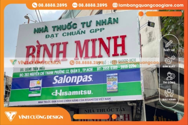 Thi công bảng hiệu hộp đèn nhà thuốc siêu đẹp, giá rẻ 3 Logo nhà thuốc giúp xây dựng hình ảnh chuyên nghiệp và uy tín