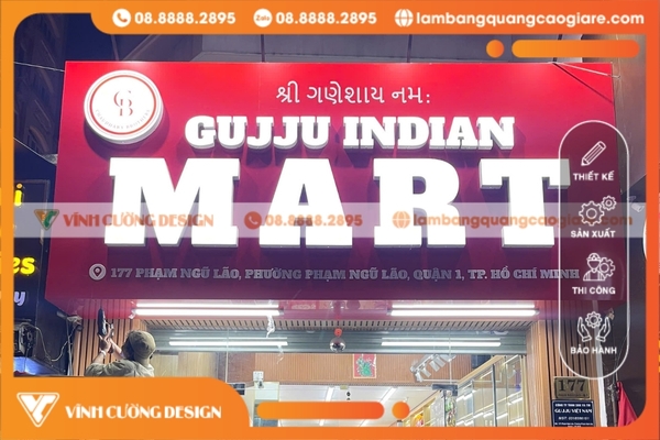 làm bảng hiệu hộp đèn mica