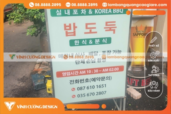 Bảng Hiệu Hộp Đèn Đẹp Đa Dạng Mẫu Giá Rẻ 7 mau bang hieu hop den dep