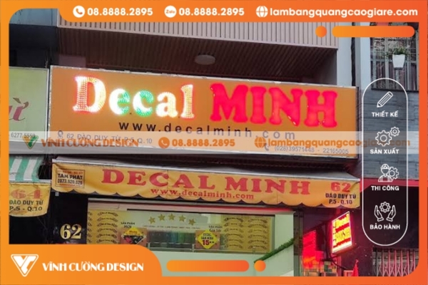 mẫu biển hiệu hộp đèn quận 10