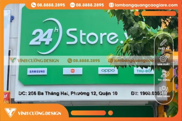 mẫu hộp đèn biển hiệu quận 10